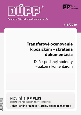 Daňový a účtovný poradca podnikateľa 7-8/2019