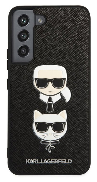 Karl Lagerfeld Saffiano Case Samsung S22, Black