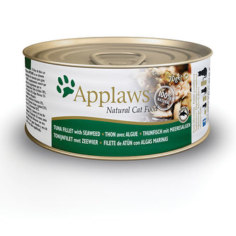 Applaws konzerva Cat Tuňák s mořskými řasami 6x70g