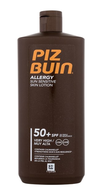 PIZ BUIN Allergy Opalovací přípravek na tělo Sun Sensitive Skin Lotion 400 ml SPF50 unisex