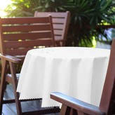 Venkovní kulatý ubrus GARDEN bílá, O 150 cm Mybesthome