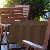 Venkovní kulatý ubrus GARDEN hnědá, O 150 cm Mybesthome