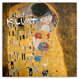 Poznámkový kalendář Gustav Klimt 2020, 30 × 30 cm