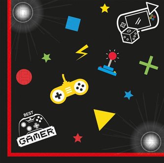 Papírové ubrousky Game Party 20 ks