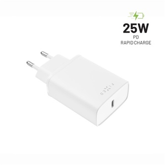 Fixed nabíječka USB-C 25W, FIXC25-C-WH