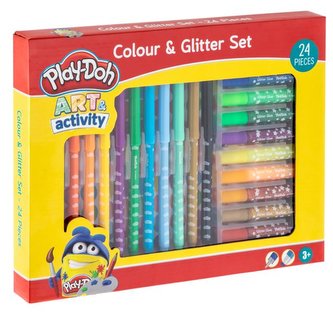 SADA BAREV A TŘPYTEK 24 KS PLAY-DOH
