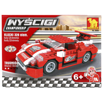Stavebnice Dromader, Závodní auto, 328 dílků