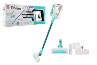 Vysavač plast 18cm na baterie se zvukem v krabici 54x23x9cm