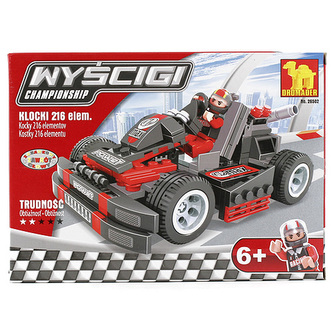 Stavebnice Dromader, Závodní auto, 216 dílků