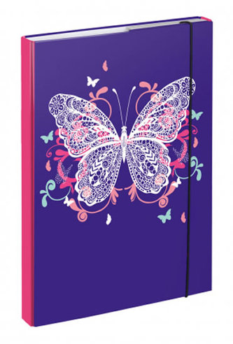 Desky na školní sešity A4 - Motýl