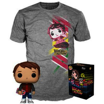 Funko POP! & Tee Box Back to the Future - Marty L (Exclusive)