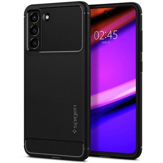 Spigen Rugged Armor kryt Samsung Galaxy S21 FE 5G černý