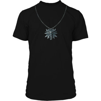 Tričko The Witcher 3 - Wolf School Medallion Premium L