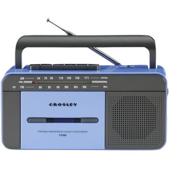 Crosley Cassete Player modrý