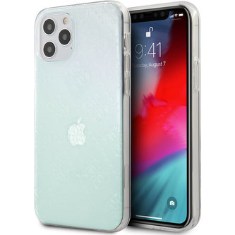 Guess 3D Raised kryt iPhone 12/12 Pro 6.1" duhový