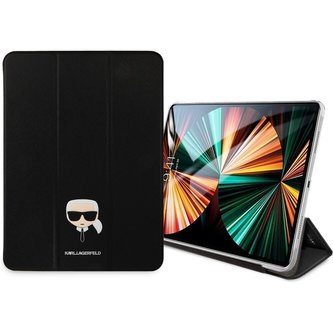 Karl Lagerfeld Head Saffiano pouzdro iPad Pro 12.9" černé