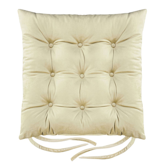 Sedák na židli BORNEO zlatá 40x40 cm (cena za 1 kus) Mybesthome