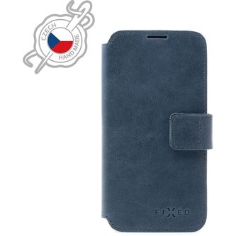 FIXED ProFit kožené pouzdro Apple iPhone 13 Pro Max modré