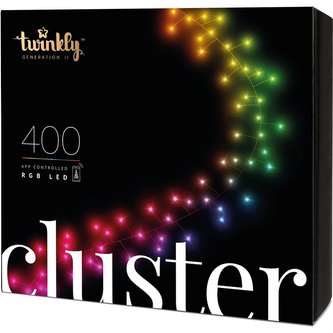 Twinkly Cluster Multi-Color chytrý řetěz se žárovkami 400 ks
