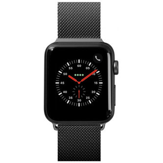 LAUT Steel Loop pásek na Apple Watch 42/44 mm černý
