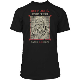 Tričko The Witcher 3 Wanted Poster Premium XXL