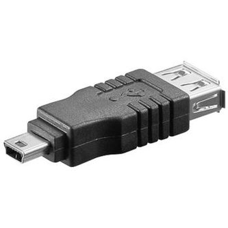 PremiumCord redukce USB A samice-USB mini 5pin samec