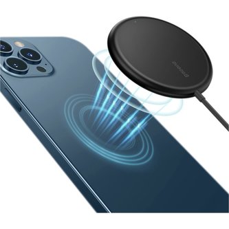 Baseus Simple Mini bezdrátová nabíječka s Magsafe černá