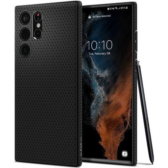 Spigen Liquid Air kryt Samsung Galaxy S22 Ultra černý