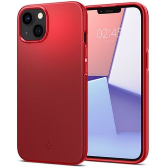 Spigen Thin Fit kryt iPhone 13 mini červený