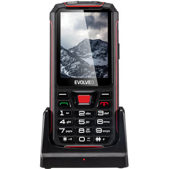 EVOLVEO StrongPhone Z4 černý/červený