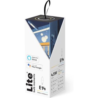 Lite bulb Moments White and Color Ambience E14 (Google Home, Amazon Alexa)