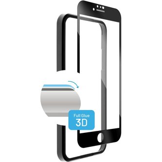 FIXED 3D Full-Cover prachotěsné tvrzené sklo 0,33 mm s aplikátorem Apple iPhone 7/8/SE (2020) černé