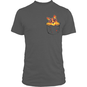 Tričko World of Warcraft Molten Corgi In My Pocket Premium XL