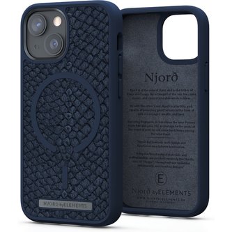 NJORD Vatn MagSafe case iPhone 13 mini blue