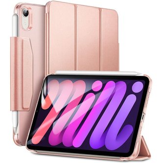 ESR Ascend Trifold pouzdro Apple iPad mini 2021 růžově zlaté