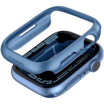 Spigen Thin Fit pouzdro Apple Watch 7 41mm modré