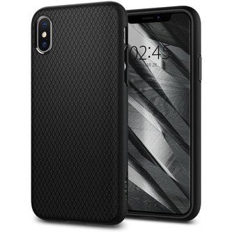 Spigen Liquid Air kryt iPhone XS/X černý