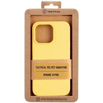 Tactical Velvet Smoothie Kryt pro Apple iPhone 13 Pro Banana