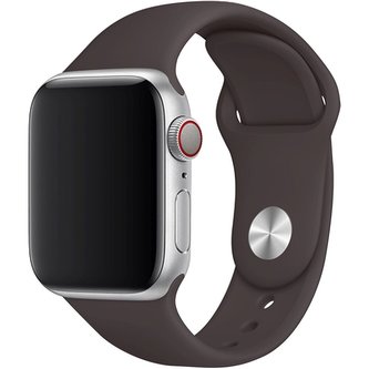 FIXED Silicone Strap set silikonových řemínků Apple Watch 42/44/45mm kakaový