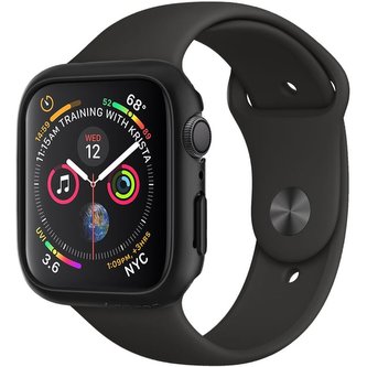 Spigen Thin Fit kryt Apple Watch 4,5,6,SE 44mm černý