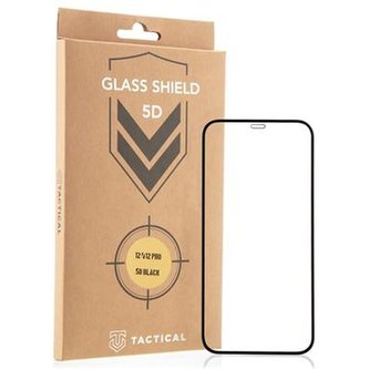 Tactical Glass Shield 5D sklo pro iPhone 12 / 12 Pro černé