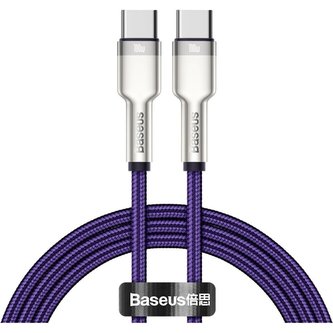 Baseus Cafule Series kabel USB-C/USB-C 100W 1m fialový