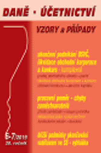 Daně a účetnictví, vzory a případy 6-7/2019