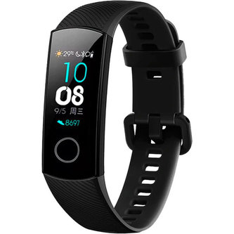 Tactical silikonový řemínek Honor Band 5 černý