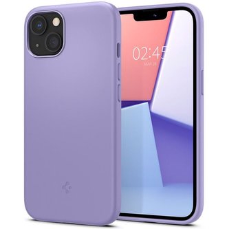 Spigen Silicone Fit kryt iPhone 13 mini fialový