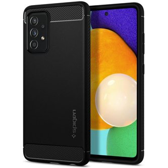 Spigen Rugged Armor kryt Samsung Galaxy A52s 5G/Galaxy A52 (LTE/5G) černý