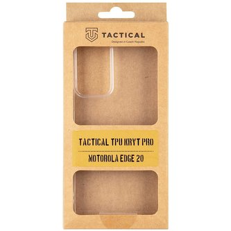 Tactical TPU Kryt pro Motorola Edge 20 Transparent čiré