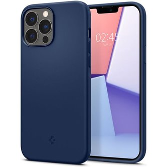 Spigen Silicone Fit kryt iPhone 13 Pro Max modrý