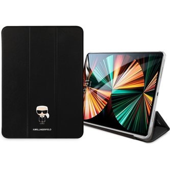 Karl Lagerfeld Metal Saffiano pouzdro iPad Pro 12.9" černé