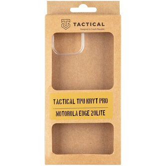 Tactical TPU Kryt pro Motorola Edge 20 Lite Transparent čiré